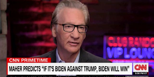 "Real Time" host Bill Maher predicted President Biden would defeat former President Trump in a potential rematch but remains uncertain if any other Democrat could do the same.