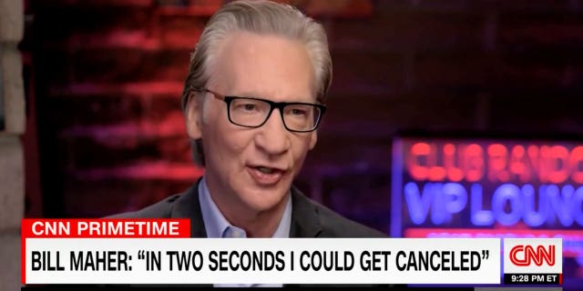 Bill Maher laughs off claims that he is "uncancelable."