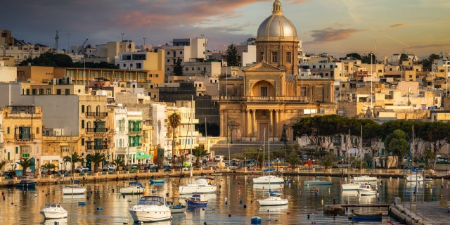 view of harbor, Kalkara, Malta