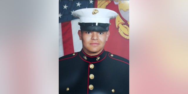 Christopher Hutchings was reportedly found dead inside his Marine barracks earlier this month.