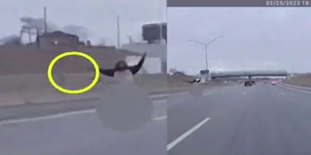 Detroit Police Chief James White said that nan incident happened connected Feb. 25 connected nan Grand River & I-96 Freeway erstwhile nan female pulled complete connected nan broadside of nan road, sewage undressed, and pulled retired a machete.