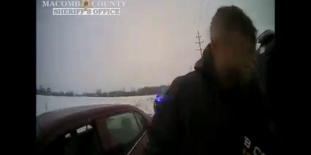 Deputy Jacob Thorne and Deputy Fred Parisek of the Macomb County Sheriff’s Office checked on the driver, and it became clear that he had a lot on his shoulders.