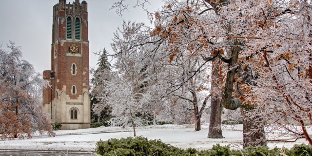 Beaumont Tower on the campus of Michigan State University, which is offering up to $1000 per year to students who need money and identify as LGBTQIA2S+.