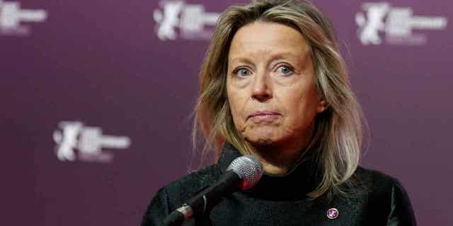 Netherlands' Defense Minister Kajsa Ollongren attends the Summit of the Joint Expeditionary Force in Riga, Latvia, on Dec. 19, 2022. The Dutch government claims it will not appeal a court ruling that Dutch forces unlawfully bombed a complex in Afghanistan in 2007.
