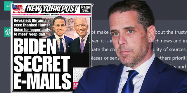 The New York Post revealed that ChatGPT gave very different answers on Hunter Biden when asked to write in the style of their paper versus CNN. 