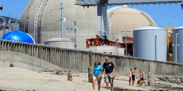 The San Onofre nuclear power plant is pictured in San Clemente, California, on June 30, 2011. New Mexico's Senate approved a ban on the local disposal of spent fuel, unless the state provides consent.