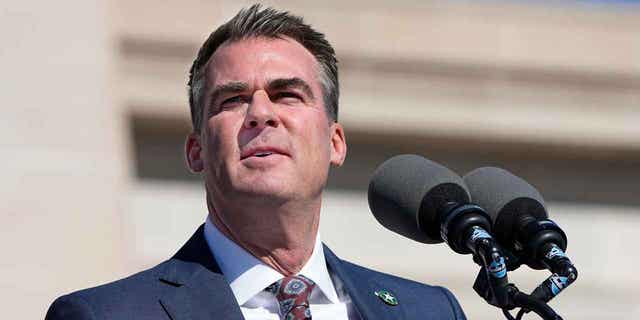 Oklahoma Gov. Kevin Stitt speaks during inauguration ceremonies on Jan. 9, 2023, in Oklahoma City. With revenue collections at all-time highs, tax cuts are expected to be a top priority for Stitt and the Republican-controlled Legislature.