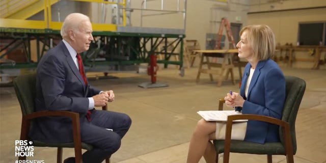 President Biden sat down with PBS' Judy Woodruff and discussed his ongoing classified document scandal.