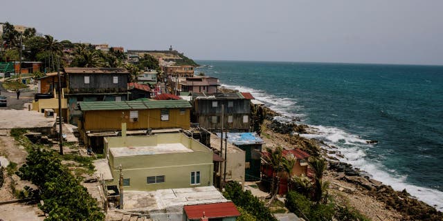 The La Perla shanty town is seen in the Old City of San Juan, Puerto Rico.