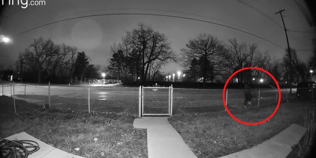 The 41-year-old Peeping Tom suspect was caught on camera sneaking into an unsuspecting home's yard.