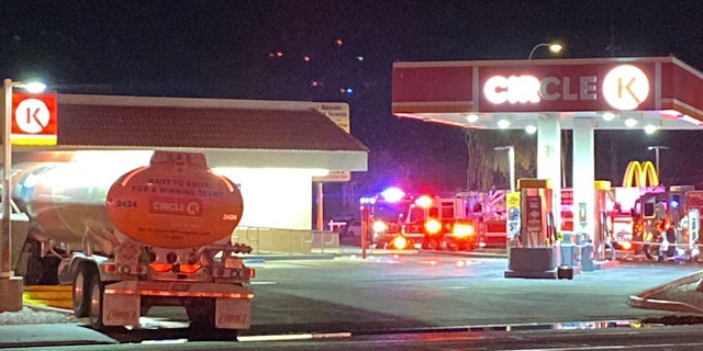 A fuel tanker carrying 8,000 gallons of unleaded gas punctured and leaked in Phoenix early Sunday, fire officials said.