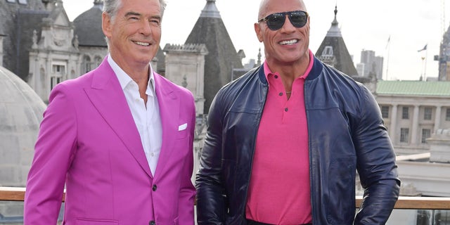 Pierce Brosnan and Dwayne Johnson recently worked together on 