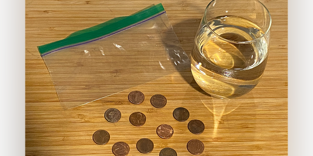 There's a rumored fly repellant trick that supposedly involves a sealable plastic food bag, a handful of pennies and water.
