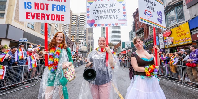 Polyamory group in 2018 Toronto LGBTQ Pride Parade
