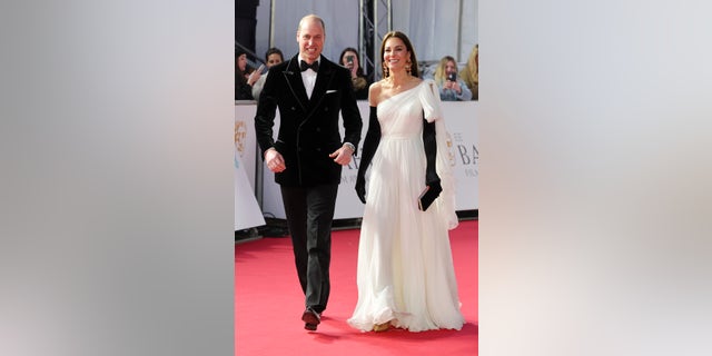 Kate Middleton and Prince William made their BAFTAs debut as the Prince and Princess of Wales.