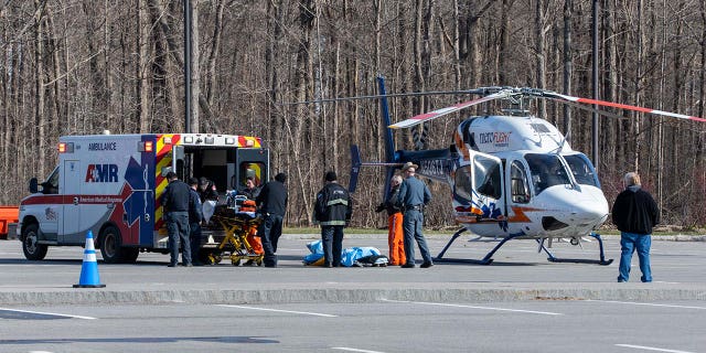 An Illinois mother has died and her 5-year-old son has been hospitalized after jumping from a cliff in Niagara Falls on Sunday, February 12, 2023.