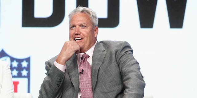 Former NFL coach and ESPN analyst Rex Ryan of "ESPN's Sunday's NFL Countdown" speaks onstage during the ESPN portion of the 2017 Summer Television Critics Association Press Tour at The Beverly Hilton Hotel July 26, 2017, in Beverly Hills, Calif.