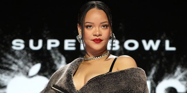 Rihanna announced she is expecting her second child during the Super Bowl halftime show.