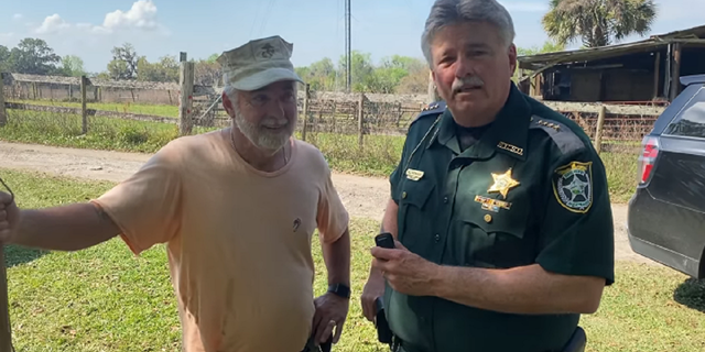Hernando County Sheriff Al Nienhuis said Roy Link, a former Marine, is the "man of the year" in the county for finding Rowland Friday.