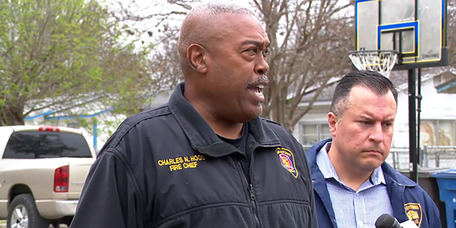 San Antonio Fire Captain Charles Hood said in a press conference Friday an elderly couple was walking on a sidewalk around 2 p.m. when they were attacked by at least two dogs.