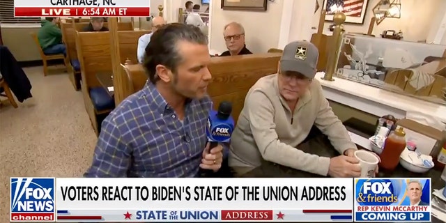 A man named Ken served in the U.S. Army for 40 years. He told Pete Hegseth on "Fox and Friends" on Wednesday morning that the border is a topic Biden missed during the State of the Union speech. 