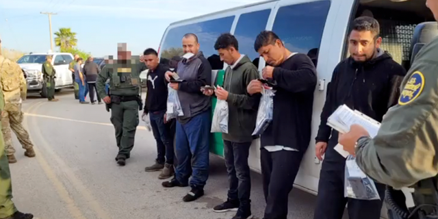 Seven migrants were apprehended after bailout of the vehicle on Tuesday morning. 