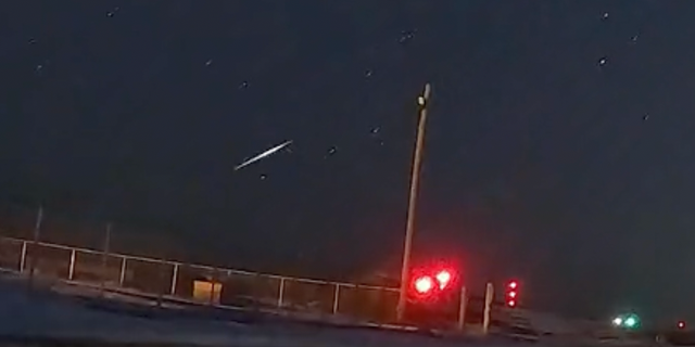 Several meteors were captured by a camera at the National Weather Service's Goodland office. 