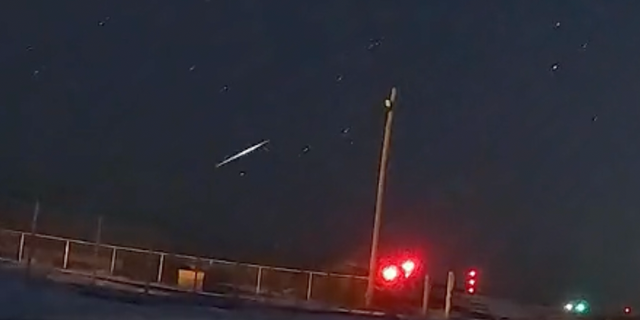 Several meteors were captured by a camera at the National Weather Service's Goodland office. 