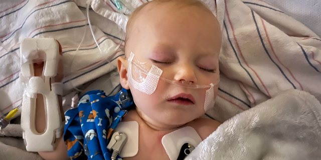 Young Harper Reese is shown recovering successful nan infirmary aft her first room attempted to observe nan h2o beads she swallowed, her mother said.