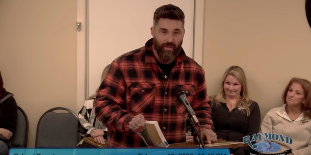 Adam Zajac spoke up to address the Board of Windham Raymond School District about the book "Gender Queer"