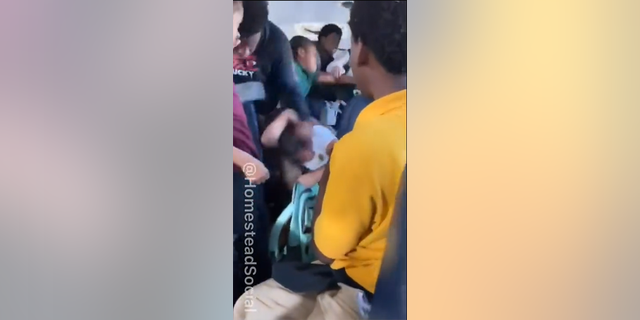 At least two students were seen on video beating a 9-year-old girl on a bus in Florida.