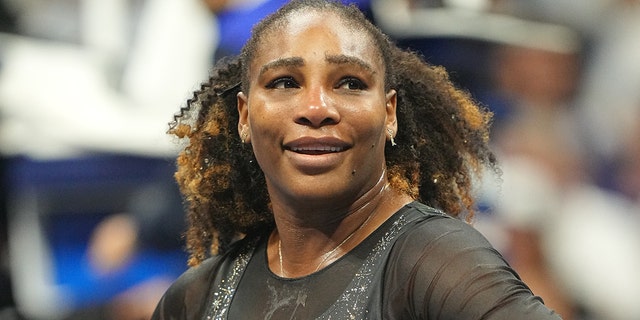 Serena Williams looks on versus Australia Ajla Tomljanovic during women's singles third round match at Arthur Ashe Stadium.