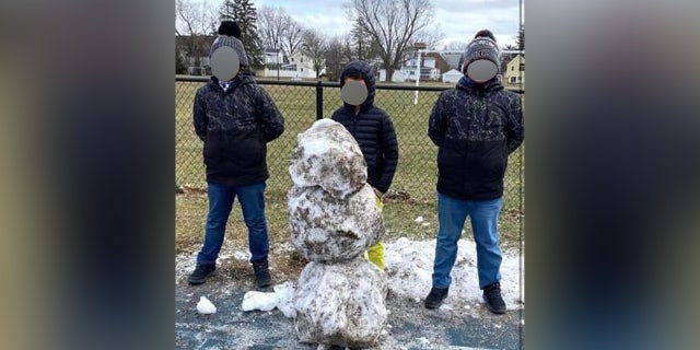 The Coxsackie-Athens Central School District came under fired after posting an image of three fourth graders with a dirty snowman while saying it was "just as diverse as our students!"