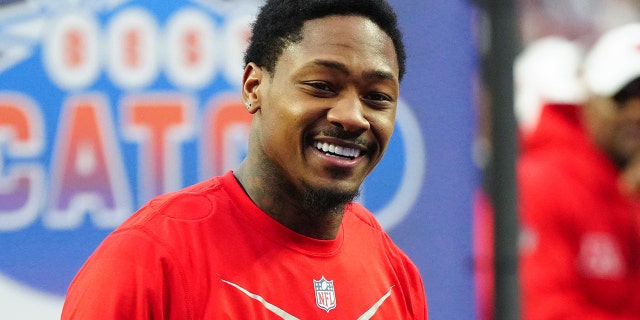 Stefon Diggs de los Buffalo Bills y AFC compite en el evento Best Catch durante los Juegos NFL Pro Bowl 2023 en el Allegiant Stadium el 5 de febrero de 2023 en Las Vegas.