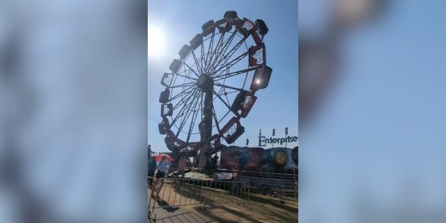 The ride, called the "Enterprise," uses momentum to keep riders inside the carriage and on their seats while using no restraints, according to FOX 13.