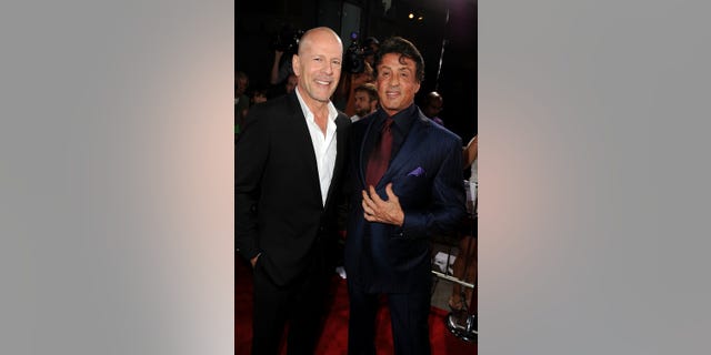 Bruce Willis and Sylvester Stallone collaborated on action films together, and were both investors in the Planet Hollywood restaurant franchise.