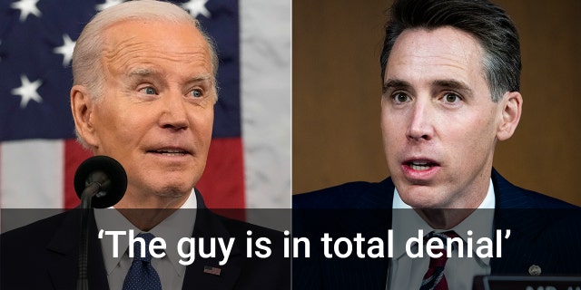 Senator Josh Hawley mengkritik komentar dan tindakan Presiden Biden terhadap China, menyusul pidato kenegaraan presiden pada 7 Februari 2023.