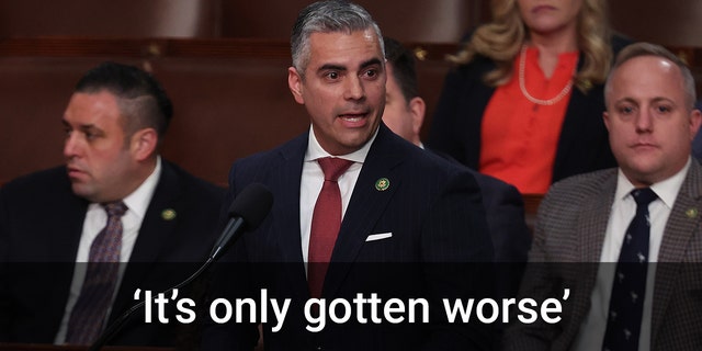Rep. Juan Ciscomani, R-Ariz., said the country is still in a crisis which has "only gotten worse" under President Biden.