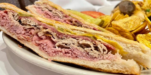 Columbia Restaurant's "Original" Cuban sandwich. Columbia is a beloved Tampa landmark founded in 1905 by Spanish-Cuban immigrant Casimiro Hernandez Sr. He is reportedly the inventor of the Cuban sandwich.