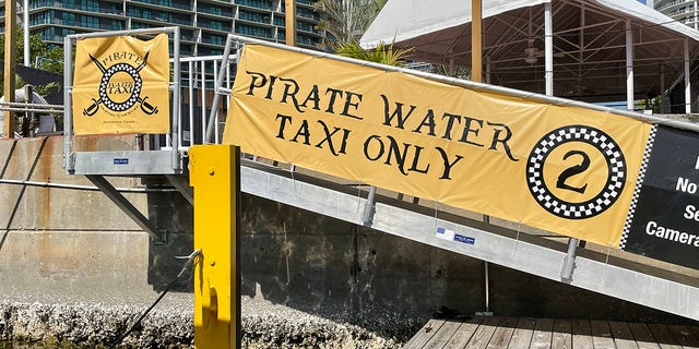 Tampa's Pirate Water Taxi is a 17-stop ferry that takes passengers to the city's top attractions, from the Florida Aquarium at one end to Armature Works, a family entertainment center, at the other.