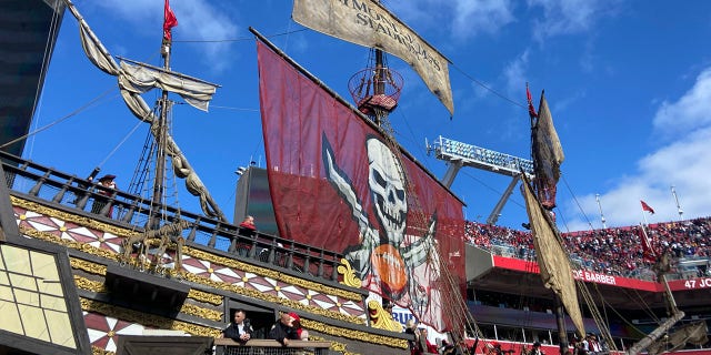 Raymond James Stadium, home of the NFL's Tampa Bay Buccaneers, has a pirate ship in the North Zone as its star attraction. The deck is filled with crew members in pirate garb who fire the ship's cannons when the hometown team scores.
