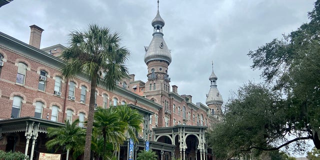 Scenic Plant Hall, the main building for the University of Tampa, was formerly the Tampa Bay Hotel. Teddy Roosevelt stayed at the hotel while preparing to lead the Rough Riders in their assault on San Juan Hill in Cuba.