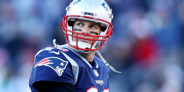 Tom Brady of the New England Patriots during a game against the New York Jets at Gillette Stadium Dec.  30, 2018, in Foxborough, Mass.