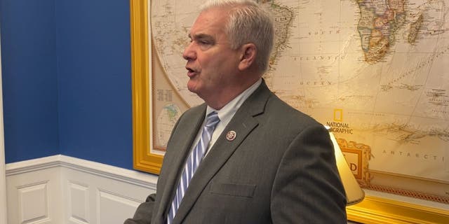 House Majority Whip Tom Emmer gave his reaction to President Biden’s speech, saying the president "went back through 40 or 50 years of Democrat talking points." Emmer said he wanted to tell Biden, "Hey, Mr. President, the 1970s are calling; they're asking for their speech back."