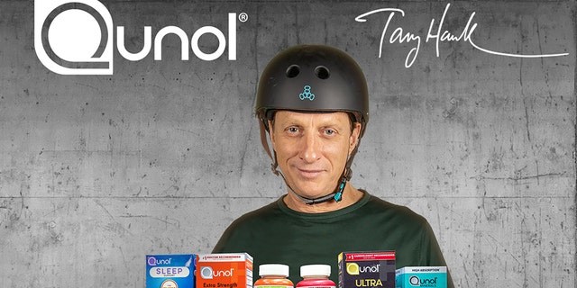 Tony Hawk told Fox News Digital that he was already using Qunol when he was approached by the brand.