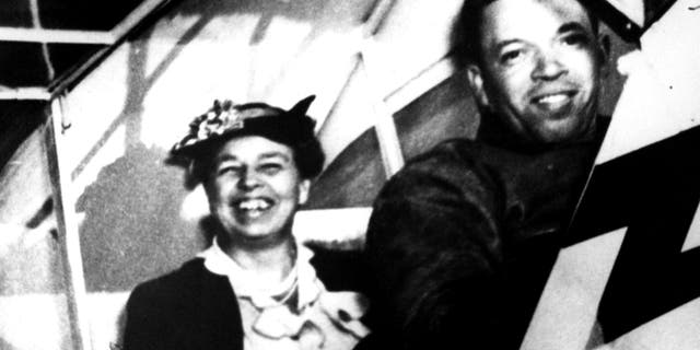 First lady Eleanor Roosevelt supported the Civilian Pilot Training Program and the War Training Service. She's pictured here in a Piper J-3 Cub trainer with Charles Alfred