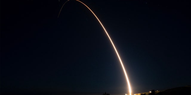 A team of Air Force Global Strike Command Airmen launched an unarmed Minuteman III intercontinental ballistic missile equipped with a test reentry vehicle at 11:01 p.m. PT, Feb. 9, 2023, from Vandenberg Space Force Base, California.