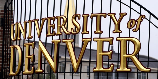 A sign is seen at the University of Denver in Denver, Colorado January 24, 2017.