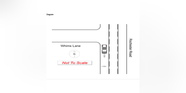 Diagram of the crash, according to an Oakland County Sheriff's Office accident report.