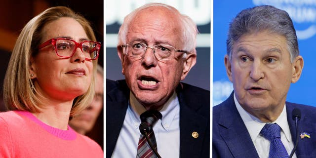 Sens. Kyrsten Sinema, I-Ariz., Bernie Sanders, I-Verm., and Joe Manchin, D-W.Va., have the most cash on hand, according to recent year-end FEC reports. 